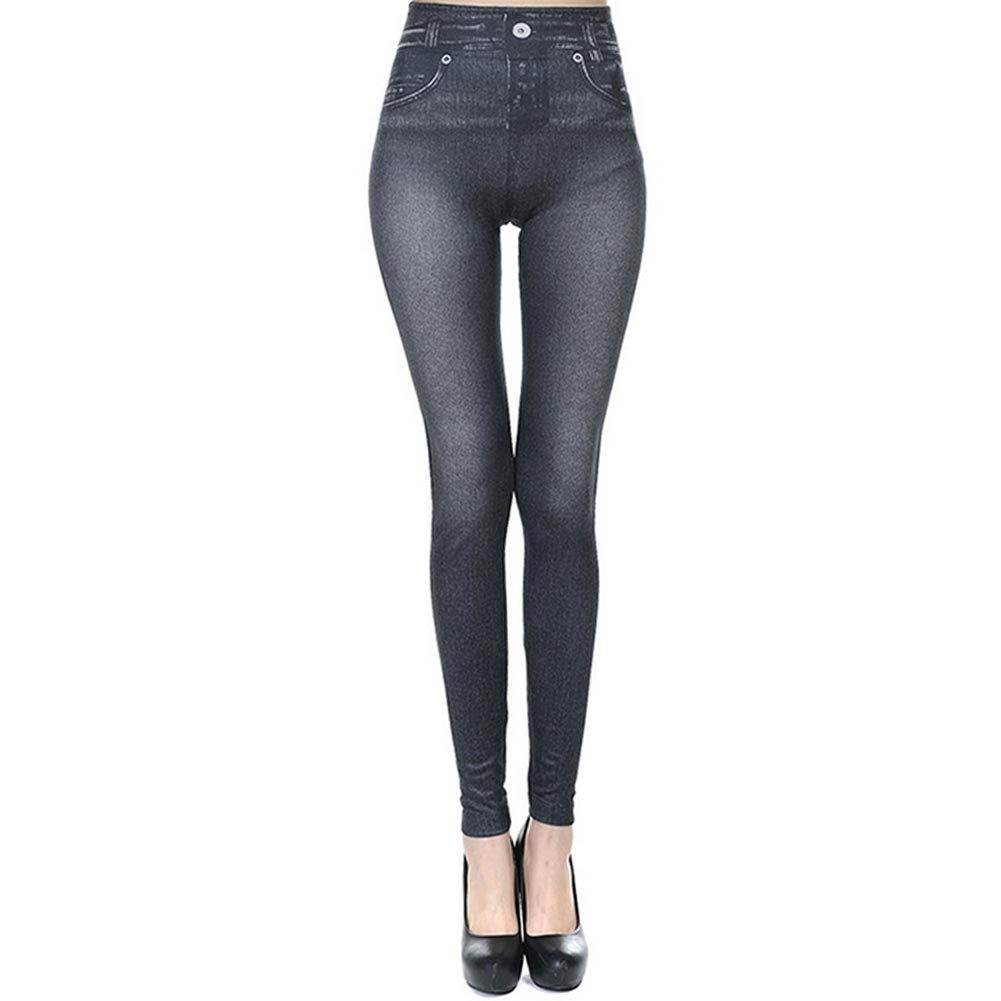 High Waisted Jeggings - Denim Leggings - ProTrendyz