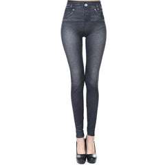 High Waisted Jeggings - Denim Leggings - ProTrendyz