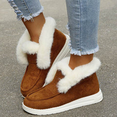 Snow Boots Warm Winter Shoes Plush Fur Ankle Boots Women - ProTrendyz
