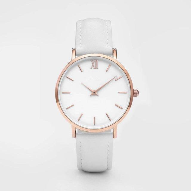 Fashion Women Watches Leather Quartz Watch for Ladies Clocks - ProTrendyz