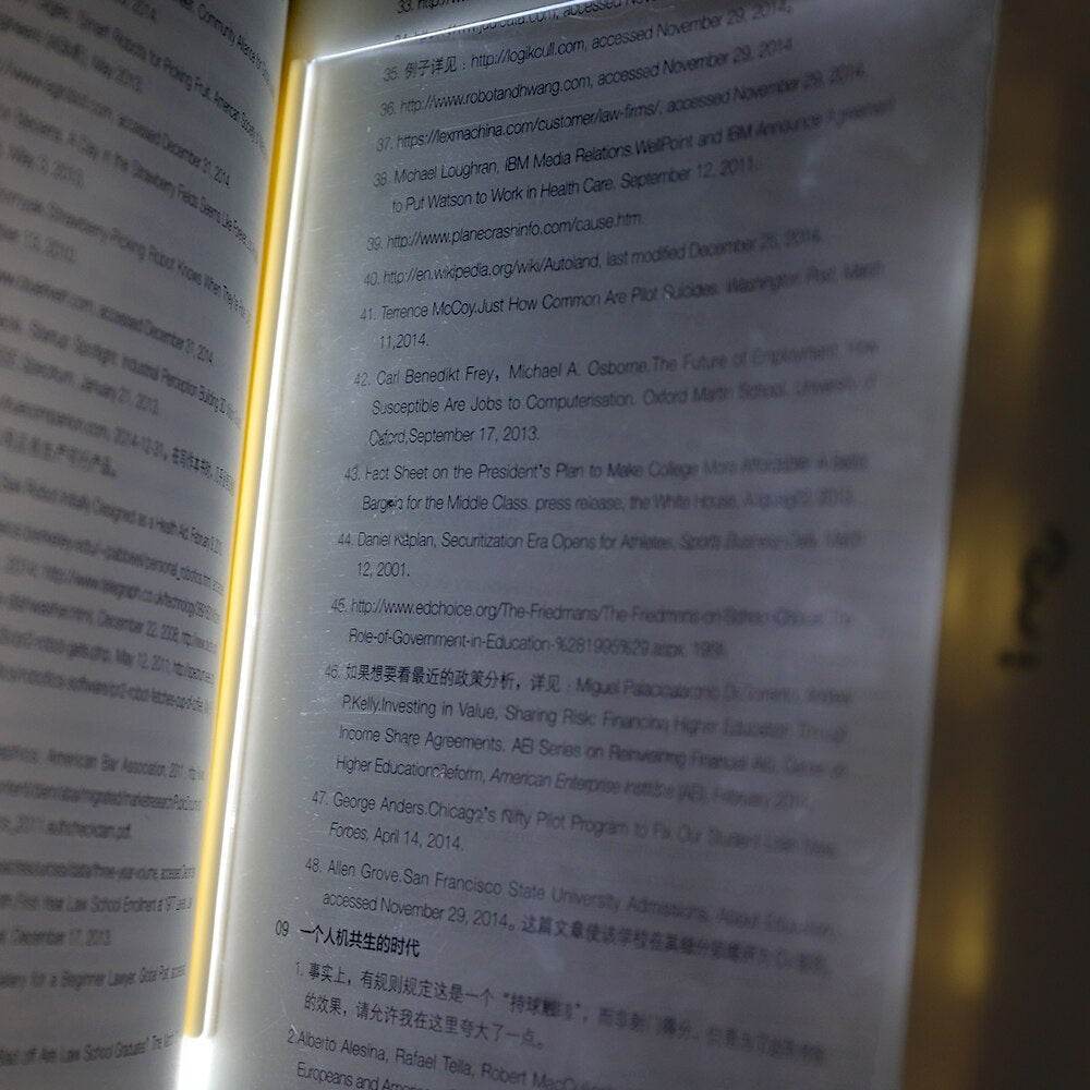 Dimmable LED Panel Book Reading Lamp Eye Protection Learning Book Lamp Acrylic Resin For Night Reading - ProTrendyz