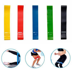 Yoga Resistance Rubber Bands Indoor Outdoor Fitness Equipment 0.35mm-1.1mm Pilates Sport Training Workout Elastic Bands US - ProTrendyz