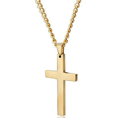 Classic Cross Necklace Men's Pendant Fashion Stainless Steel Jewelry - ProTrendyz