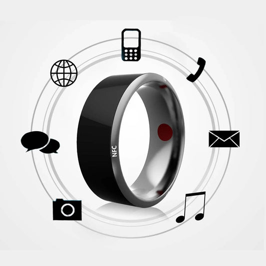 Smart Ring Wearable Device Multifunctional Black High-tech NFC - ProTrendyz