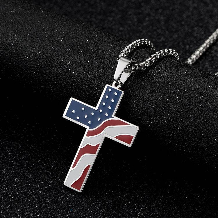 Flag Cross Necklace - ProTrendyz