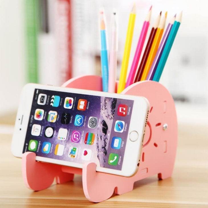 Multi-function pen holder creative student cartoon children desktop small storage box - ProTrendyz