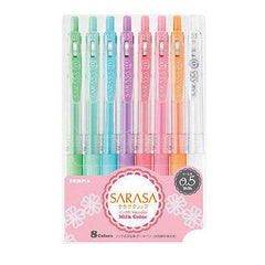 Color Press Gel Pen 8-Color Set Water Pen Milk Color - ProTrendyz