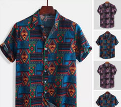 Beach shirt printed shirt men - ProTrendyz