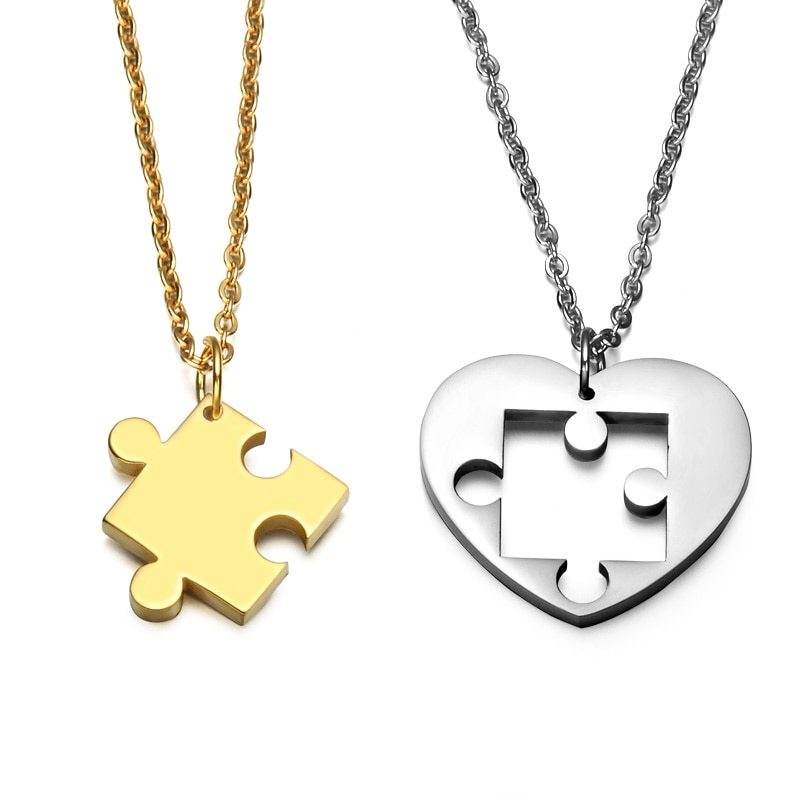 Love Pendant Necklace Couple Jewelry - ProTrendyz