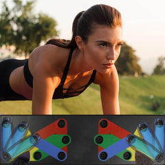 Push Up Rack Edge 9 in 1 Body Building Exercise Fitness Tools Women Men Push-Up Display Shelves and Raisers For GYM Training Body drop shipping - ProTrendyz