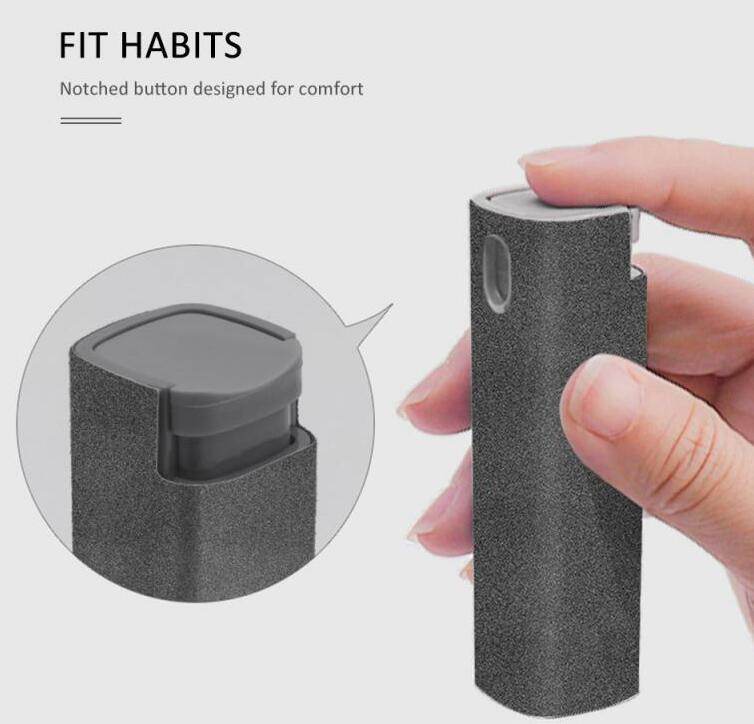 2 In 1 Phone Computer Screen Cleaner Kit For Screen Dust Removal Microfiber Cloth Set - ProTrendyz