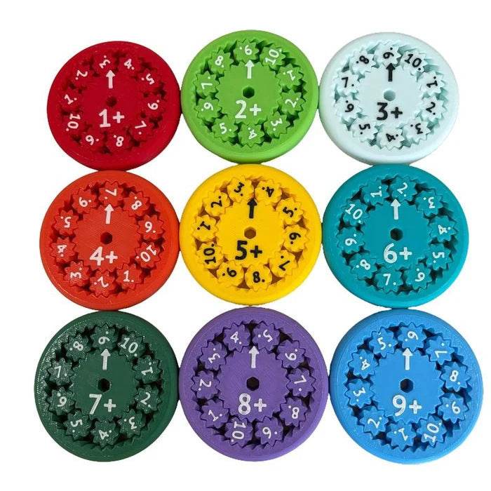 Math Fidget Spinners Fingertip Math Puzzle Toys Math Games Math Operations Decompression Games Desktop Math Multiplication Games - ProTrendyz