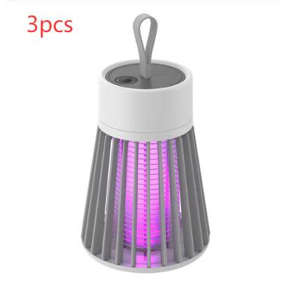 Electric-Shock Physical Mosquito Killer Light Purple Light Mosquito Trap Mosquito Killer Portable OutdoorBedroom USB Rechargeable Mosquito Trap - ProTrendyz