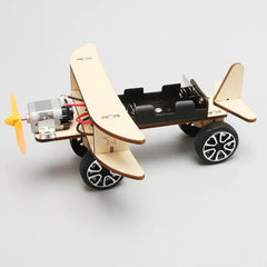 Wooden DIY Airplane Kids Puzzles Helicopter School Projects Experiment Kits Science Toys For Children Education - ProTrendyz