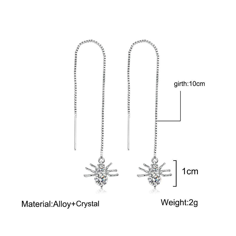 Shining Star Tassel Earrings Back Hanging Exquisite Earrings - ProTrendyz