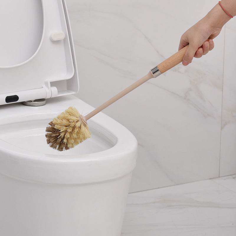 Wooden Household Handle Toilet Brush Cleaning Tools Bathroom Cleaning Brush Kitchen Floor Cleaner Brushes - ProTrendyz