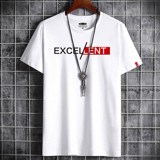 Cotton Summer Men's Short-sleeved T-shirt Bottoming Shirt Top Clothes For Men - ProTrendyz