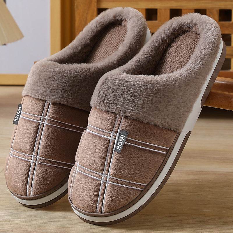 Winter Warm Slugged Bottom Plush Slippers - ProTrendyz