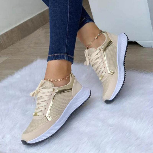 Women Sneakers Lace-up Sports Shoes - ProTrendyz