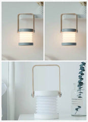 Foldable Touch Dimmable Reading LED Night Light Portable Lantern Lamp USB Rechargeable For Home Decor US - ProTrendyz