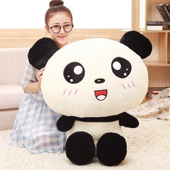70cm Kawaii Big Head Panda Plush Toys Stuffed Soft Animal Pillow Cute Bear Gift for Children Kids Baby Girls Birthday Gift - ProTrendyz