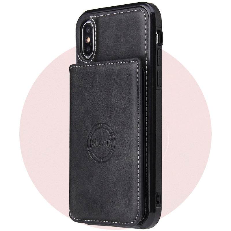 Card wallet leather case phone case - ProTrendyz