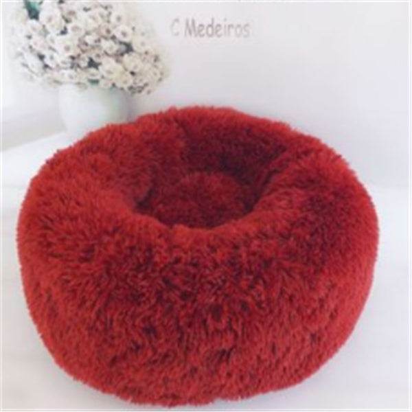 Round Long Hairy Autumn And Winter Nest Pad Cat Mattress - ProTrendyz