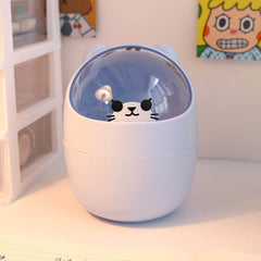 Desktop Trash Can Desk Organizer Bucket Office Mini Bear Trash Can - ProTrendyz