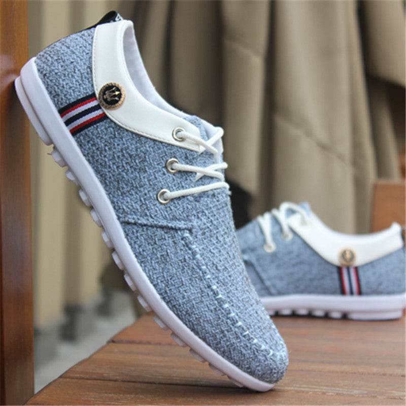 2024 Solid Color Non-slip Men Driving Shoes Spring Autumn New Leather Breathable Men's Peas Shoes British Casual Sneakers - ProTrendyz