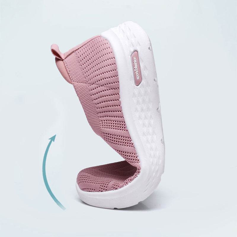 Casual Mesh Shoes Sock Slip On Flat Shoes For Women Sneakers Casual Soft Sole Walking Sports Shoe - ProTrendyz