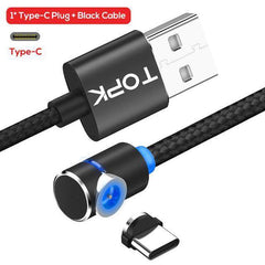 Magnetic Cable Micro Usb Cable 360 Degree Rotate Magnetic Charge Phone Charging Cord Wire - ProTrendyz