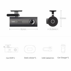 Car Dash Smart WiFi DVR 130 Degree Wireless Cam 1080P FHD Night Version G-Sensor Driving Recorder - ProTrendyz