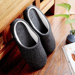 Men's Cotton Black Autumn Season Home Furnishing East Indoor Household Warm Slippers Soft Bottom Good Anti-skid Slippers - ProTrendyz