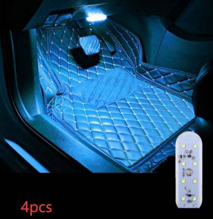 Touch-sensitive Usb Charging Atmosphere Lamp In Car - ProTrendyz