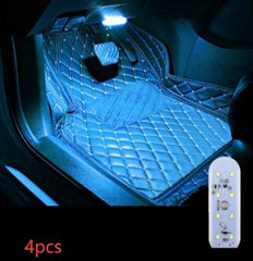 Touch-sensitive Usb Charging Atmosphere Lamp In Car - ProTrendyz