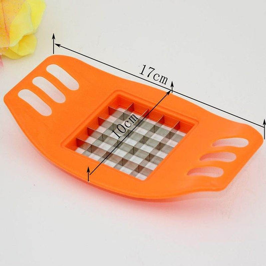 kitchen gadgets 2 Blades Potato Cutter Chopper Stainless French Fries Slicer for kitchen cortador de vegetales Home Kitchen Tool - ProTrendyz