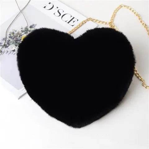 Love Bags For Women Plush Chain Shoulder Bags Valentine's Day Party Bag US - ProTrendyz