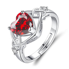 Heart-shaped Ruby Jewelry Suit - ProTrendyz