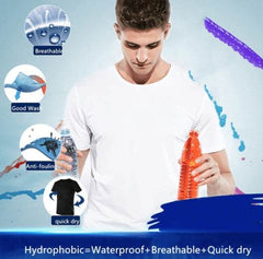 Quick-drying Waterproof Anti-fouling T-shirt Couple Half Sleeve Bottoming Shirt - ProTrendyz