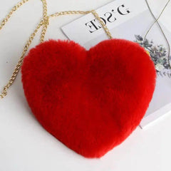 Love Bags For Women Plush Chain Shoulder Bags Valentine's Day Party Bag US - ProTrendyz