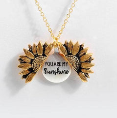 Sunflower Double-layer Lettering Necklace - ProTrendyz