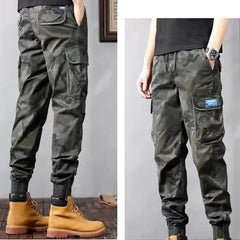 Camouflage Cargo Pants Men's Trousers With Pockets Fashion Casual Loose Tapered Pants - ProTrendyz