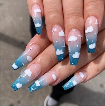 Wearing Nails Finished Soft Nails False Nails - ProTrendyz