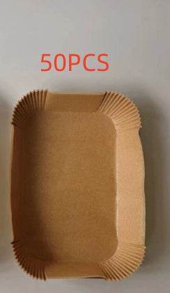 Air Fryer Paper Food Disposable Paper Liner Airfryer Kitchen Cookers Oil-proof Barbecue Plate Steamer Fryer Baking Accessories - ProTrendyz
