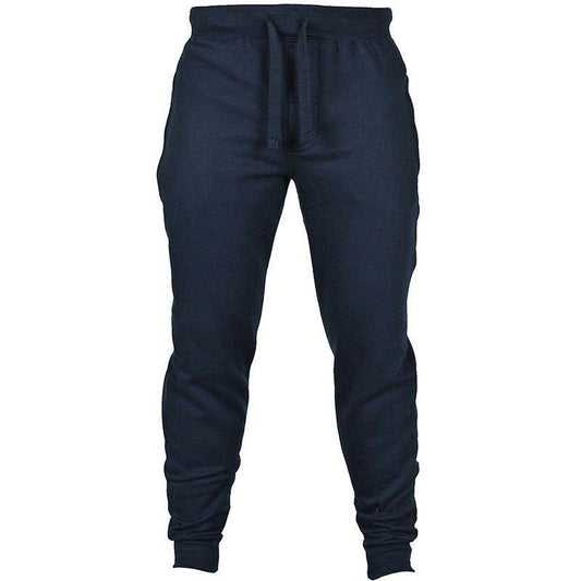 Men's Solid Color Drawstring Fleece Casual Pants - ProTrendyz