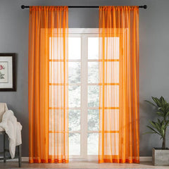 Modern And Simple Pure Color Cotton And Linen Window Screen - ProTrendyz