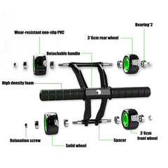 Four-wheeled Abdominal Roller Home Exercise Abdominal Muscle Fitness Equipment - ProTrendyz