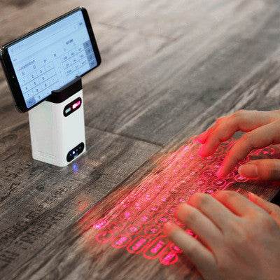 LEING FST Virtual Laser Keyboard Bluetooth Wireless Projector Phone Keyboard For Computer Pad Laptop With Mouse Function - ProTrendyz