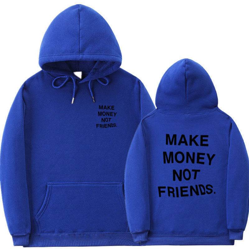 Letter printed Hoodie men's and women's fleece hoodies - ProTrendyz