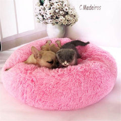 Round Long Hairy Autumn And Winter Nest Pad Cat Mattress - ProTrendyz